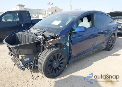 2022 Tesla Model X Dual Motor All-Wheel Drive z USA, uszkodzony, nr VIN 7SAXCBE57NF363929